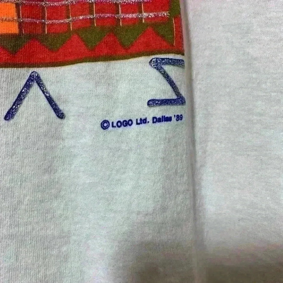 1989 Dallas Texas guitar single stitch t shirt - Picture 3 of 6